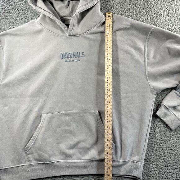 Originals Brooklyn Cloth Hoodie Mens Large Pullover Long Sleeve Sweatshirt Hood - Picture 8 of 11